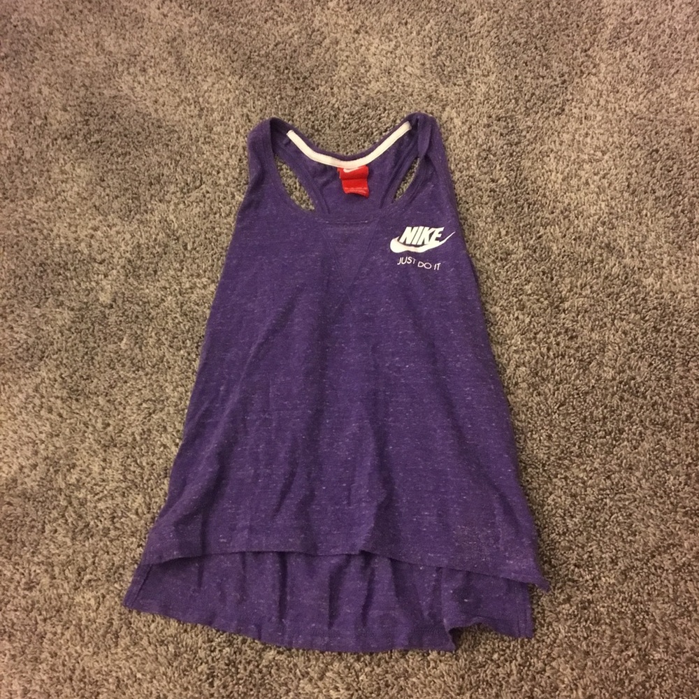 Purple Nike Racerback Tank